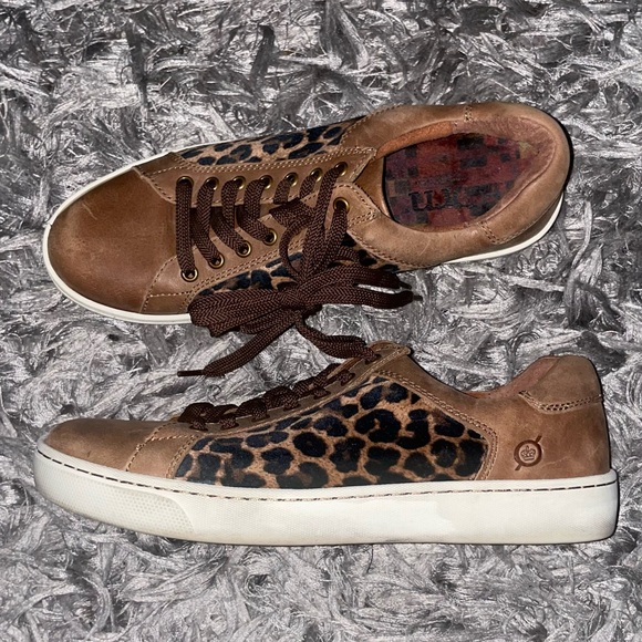 Born Sur Casual Shoes Sz 9M woman’s leopard print sneakers - Picture 2 of 10